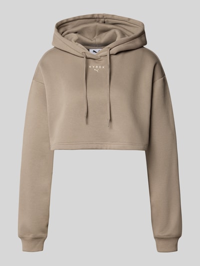 PUMA Regular Fit Sweatshirt aus Baumwoll-Mix PUMA X HYROX ' Taupe 2