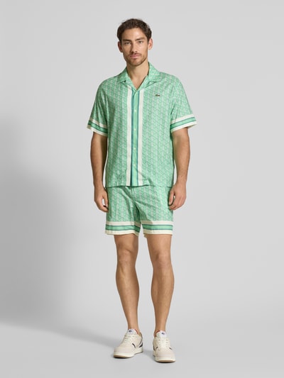 Lacoste Freizeithemd mit Label-Detail Hellgruen 1
