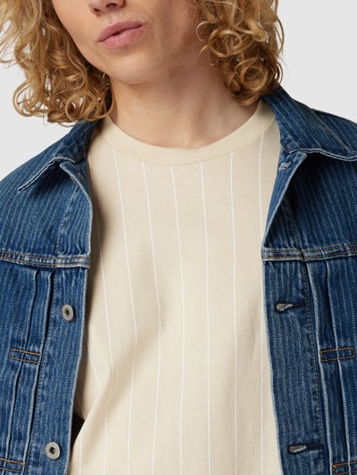 Tommy Jeans Regular Fit T-Shirt mit Label-Stitching Beige 3