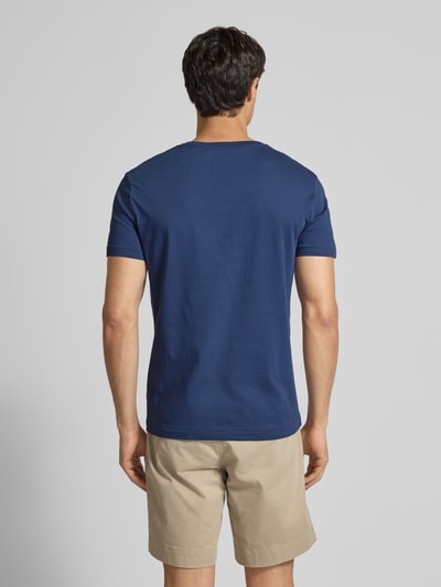 Polo Ralph Lauren Custom slim fit T-shirt met labelstitching Blauw gemêleerd - 5