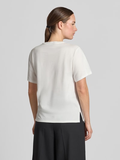 Weekend Max Mara Regular Fit T-Shirt aus reiner Baumwolle Modell 'VENACO' Weiss 5