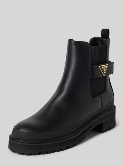 Guess Chelsea boots met logo-applicatie, model 'BENSLY' Zwart - 1