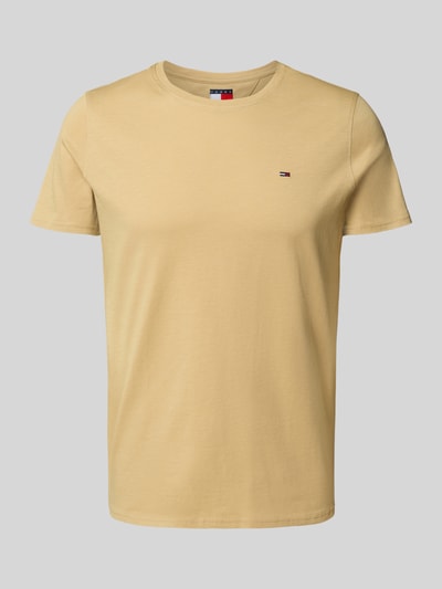 Tommy Jeans Regular Fit T-Shirt aus reiner Baumwolle Beige 2