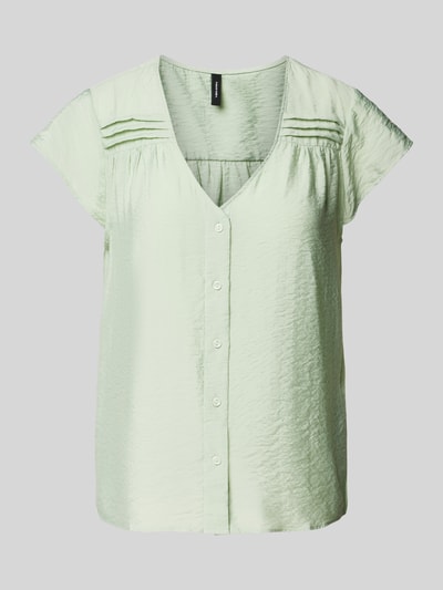 Vero Moda Bluse mit V-Ausschnitt Modell 'JOSIE' Schilf 2