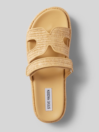 Steve Madden Slides mit Plateausohle Modell 'BIGMISSILE' Beige 3