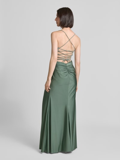 Mascara Abendkleid mit Raffungen Schilf 5