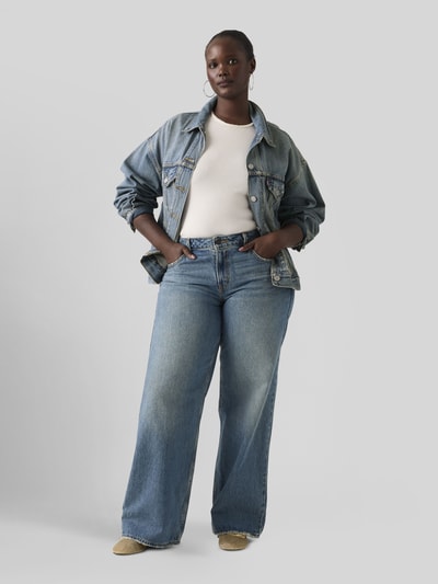 Levi's® 300 straight fit jeans van puur katoen Lichtblauw - 5