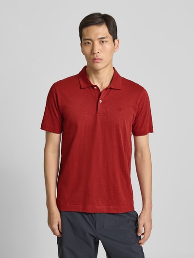 Marc O'Polo Koszulka polo o kroju regular fit z czystej bawełny Bordowy 4