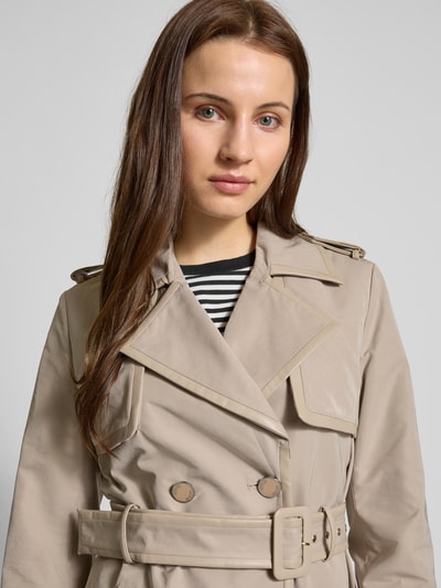 Guess Trenchcoat mit Leistentaschen Modell 'JENNY' Stein 3