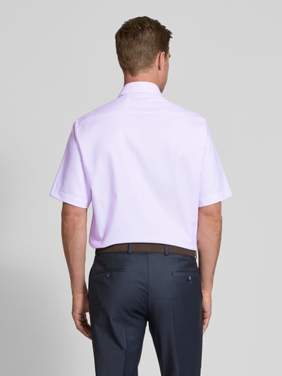 ETERNA COMFORT FIT Comfort fit zakelijk overhemd met 1/2-mouwen Rosé - 5