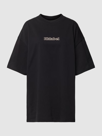 Karo Kauer Oversized T-Shirt mit Rundhalsausschnitt Black 2