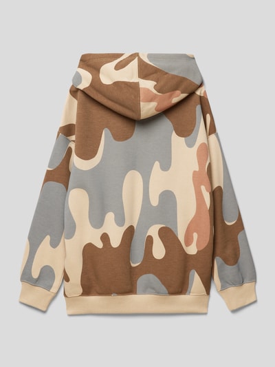 CHAMPION Hoodie mit Allover-Muster Modell 'Rochester' Camel 3