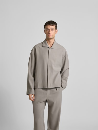 WON HUNDRED Hemdjacke mit Umlegekragen Khaki 4