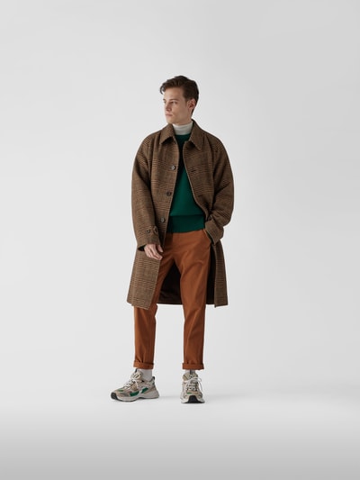 Kenzo Chino mit Brand-Detail Cognac  1