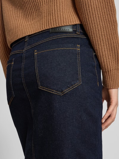 Stefanel Jeansrock mit Gehschlitz Modell 'GONNA LUNGA DENIM' Jeansblau 3