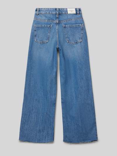 Mango Flared Fit Jeans aus reiner Baumwolle Blau 3