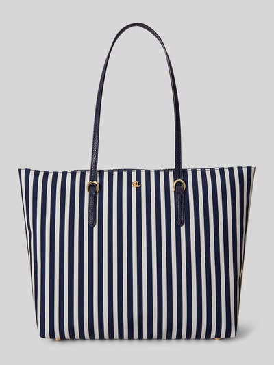 Lauren Ralph Lauren Shopper mir Logo-Applikation Dunkelblau 2
