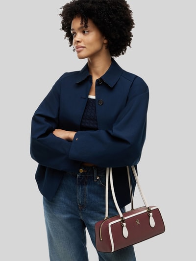 Tommy Hilfiger Henkeltasche in Leder-Optik Modell 'TH GRACE SHOULDER BAG' Bordeaux 1
