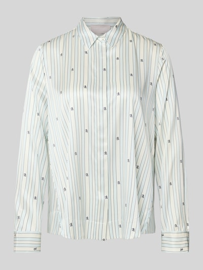 Hemisphere Hemdbluse aus Seiden-Mix Hellblau 2