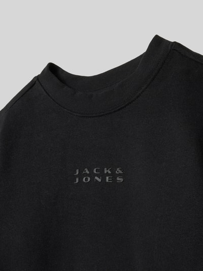 Jack & Jones Bluza z nadrukiem z logo model ‘POINT’ Czarny 2