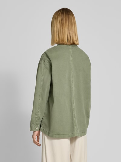 s.Oliver RED LABEL Relaxed Fit Jeansjacke mit Brusttaschen Khaki 5