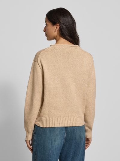 Polo Ralph Lauren Strickpullover mit Motiv Beige Melange 5