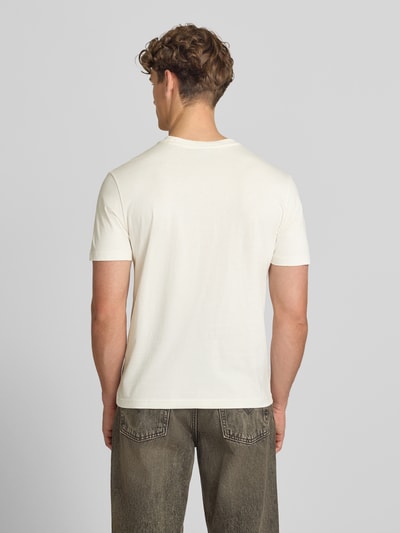Champion T-Shirt mit Label-Stitching mit Rundhalsausschnitt Offwhite 5