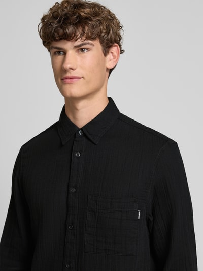 REVIEW Freizeithemd aus Musselin Black 3