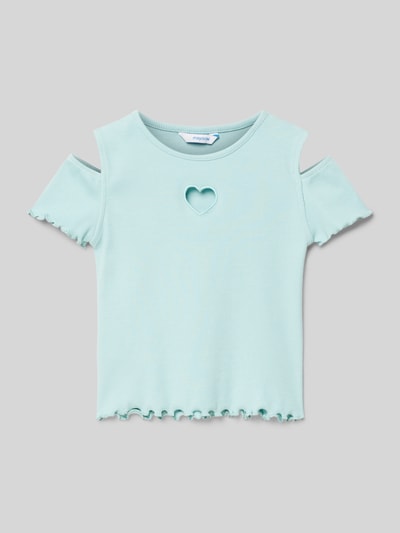 Mayoral T-Shirt mit Cut Outs Mint 1