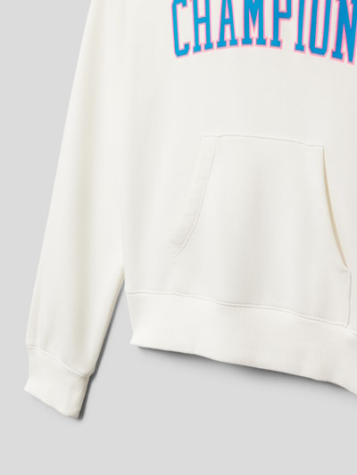 Champion Hoodie met logoprint, model 'Rochester' Ecru - 2