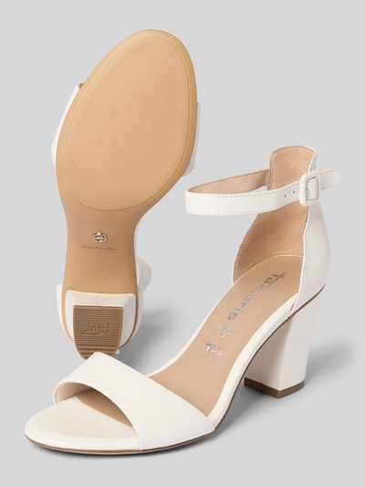 Tamaris Sandalette mit Blockabsatz Weiss 4