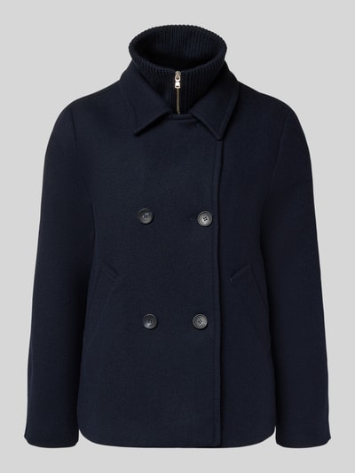 Cinque Kurtka o kroju regular fit z mieszanki wełny model ‘Cabina’ Granatowy 2