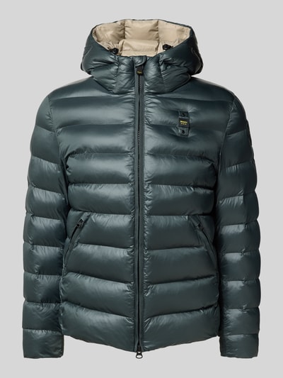 Blauer Usa Kurtka pikowana z zamkiem błyskawicznym dwustronnym model ‘ADAMS’ Grafitowy 2