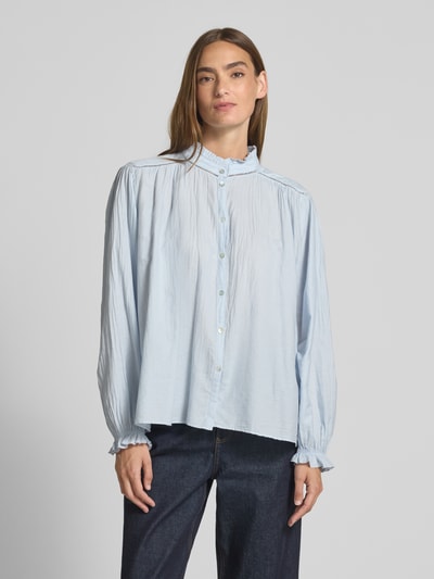 Bash Bluse mit Stehkragen Modell 'TABBIE' Hellblau 4