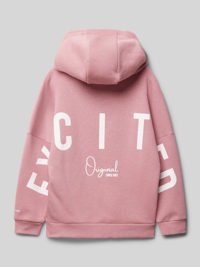 CARS JEANS Hoodie mit Label-Detail Modell 'ORLA' Pink 3