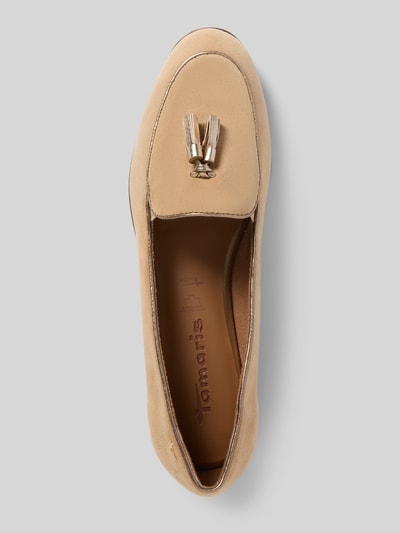 Tamaris Leren loafers met applicatie Camel - 3