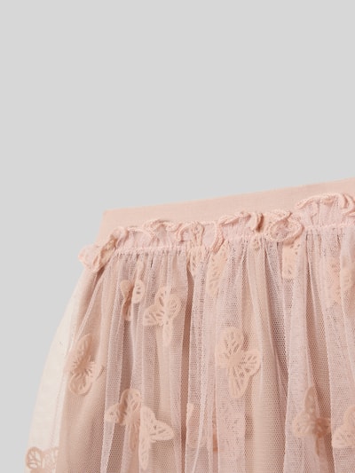 Blue Seven Rok van katoenmix met dierenprint Roze - 2