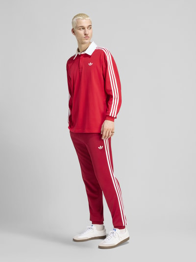 adidas Originals Slim Fit Sweathose mit Baumwoll-Anteil Bordeaux 1