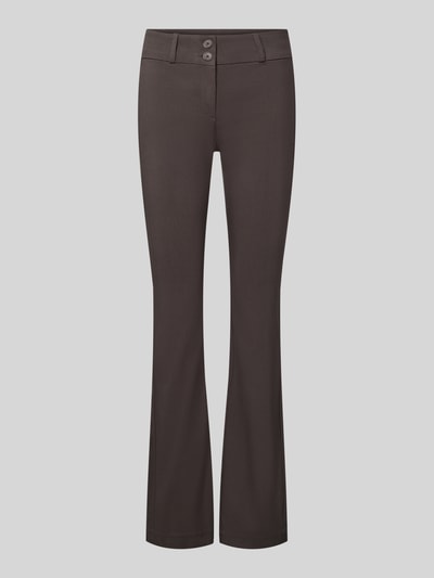 REVIEW Stoffhose mit Gesäßleistentasche Dunkelgrau 1