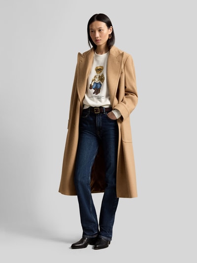 Polo Ralph Lauren Sweatshirt mit ikonischem Bärenmotiv Offwhite 1