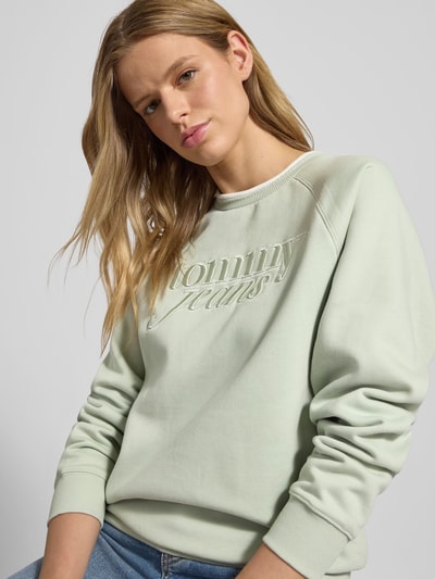 Tommy Jeans Oversized Sweatshirt aus Baumwoll-Mix Schilf 3