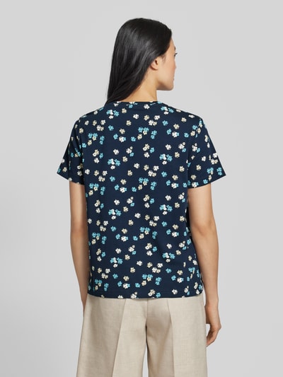 Tom Tailor T-Shirt mit floralem Print Marine 5