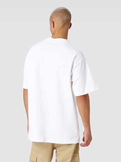 Calvin Klein Jeans Oversized T-Shirt mit Label-Stitching Weiss 5