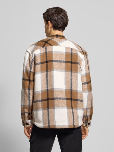 Redefined Rebel Regular Fit Hemdjacke mit Kentkragen Modell 'Rian' Beige 5