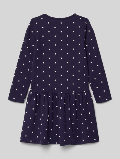 DANAMADE Mini-jurk met motiefprint, model 'FERAY' Marineblauw - 3