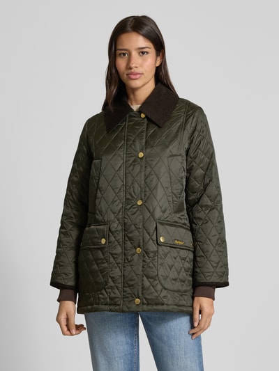 Barbour Steppjacke mit Storm Cuffs Modell 'BEADNELL' Oliv 4