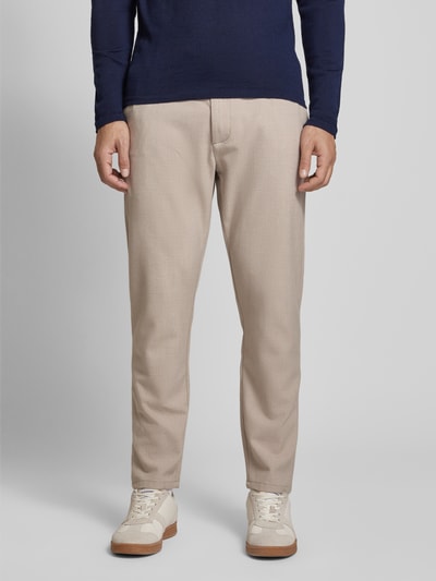 MCNEAL Tapered fit broek met tunnelkoord Beige - 4