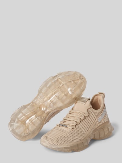 Steve Madden Chunky sneakers met labelbadge, model 'Maxilla' Roségoud - 4