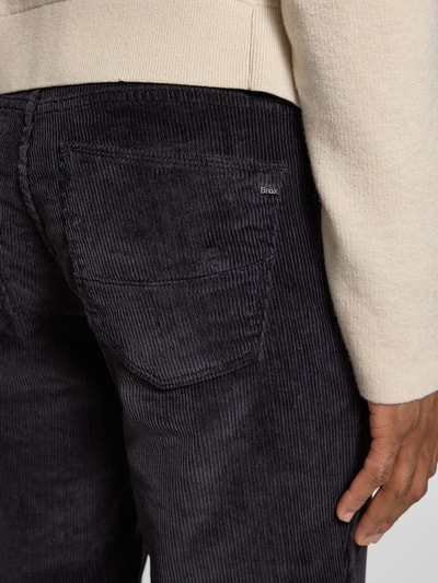 Brax Corduroy broek in 5-pocketmodel, model 'Cadiz' Antraciet - 3
