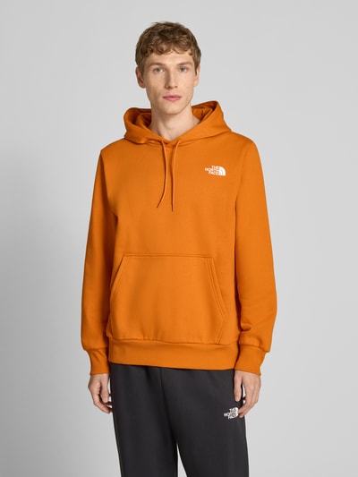 The North Face Hoodie met labelprint Oranje - 4